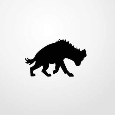 Sırtlan simgesi illüstrasyon izole vektör işareti simgesi