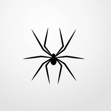 Örümcek simgesi illüstrasyon izole vektör işareti simgesi