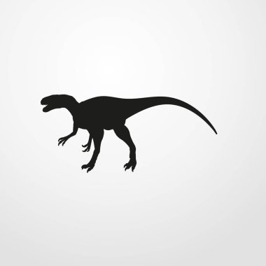 dinazorların simgesi illüstrasyon izole vektör işareti simgesi