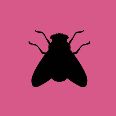 güve böcek simgesini illüstrasyon izole vektör işareti simgesi