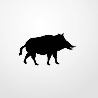 vahşi kurulu simgesi illüstrasyon izole vektör işareti simgesi