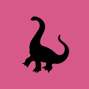 dinazorların simgesi illüstrasyon izole vektör işareti simgesi