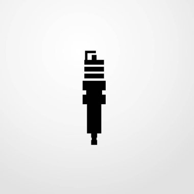 Buji simgesi illüstrasyon izole vektör işareti simgesi