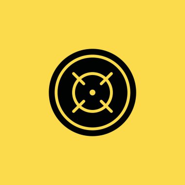 Hedef simgesi illüstrasyon izole vektör işareti simgesi