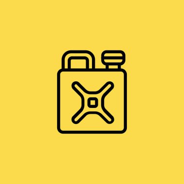 benzin simgesi illüstrasyon izole vektör işareti simgesi