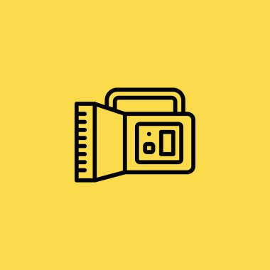 Fener simgesi illüstrasyon izole vektör simgesi