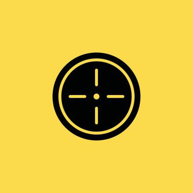 Hedef simgesi illüstrasyon izole vektör işareti simgesi