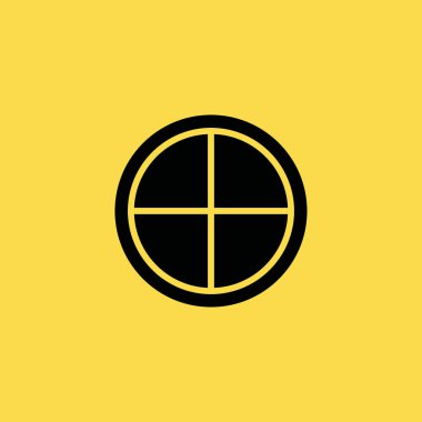 Hedef simgesi illüstrasyon izole vektör işareti simgesi