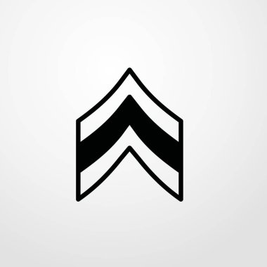 omuz askıları simgesi illüstrasyon izole vektör işareti simgesi