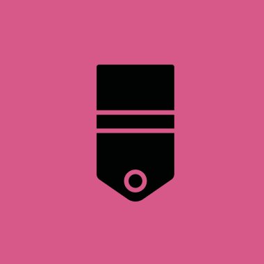 omuz askıları simgesi illüstrasyon izole vektör işareti simgesi