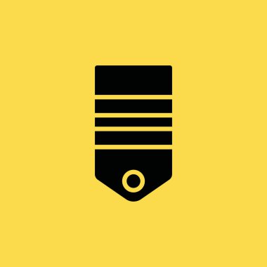 omuz askıları simgesi illüstrasyon izole vektör işareti simgesi