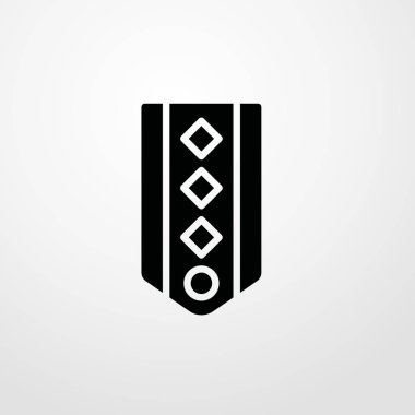 omuz askıları simgesi illüstrasyon izole vektör işareti simgesi