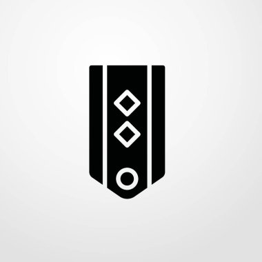 omuz askıları simgesi illüstrasyon izole vektör işareti simgesi