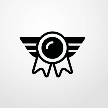 meme Ödülü simgesi illüstrasyon izole vektör işareti simgesi