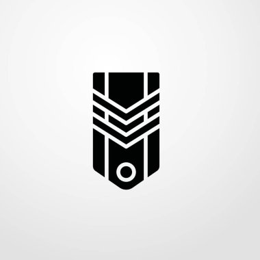 omuz askıları simgesi illüstrasyon izole vektör işareti simgesi