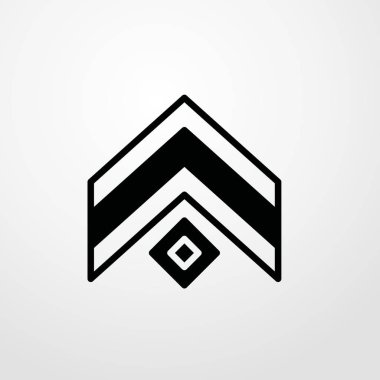 omuz askıları simgesi illüstrasyon izole vektör işareti simgesi