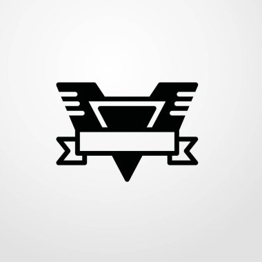 madalya simgesi illüstrasyon izole vektör işareti simgesi