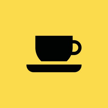 fincan çay simgesi illüstrasyon izole vektör işareti simgesi