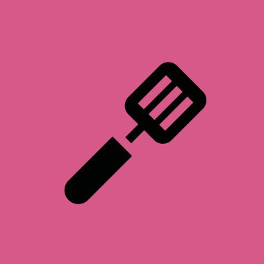 Spatula simgesi illüstrasyon izole vektör işareti simgesi