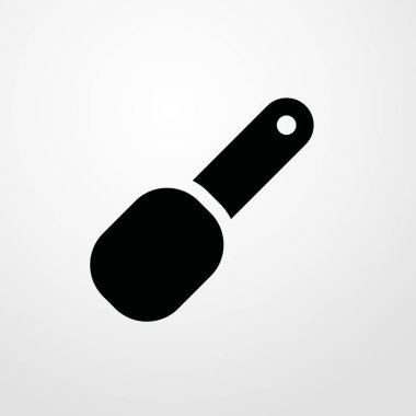 Kepçe simgesi illüstrasyon izole vektör işareti simgesi