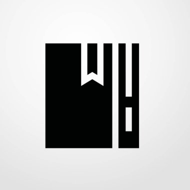 tarifi kitap simgesi illüstrasyon izole vektör işareti simgesi