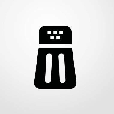 Tuz simgesi illüstrasyon izole vektör işareti simgesi