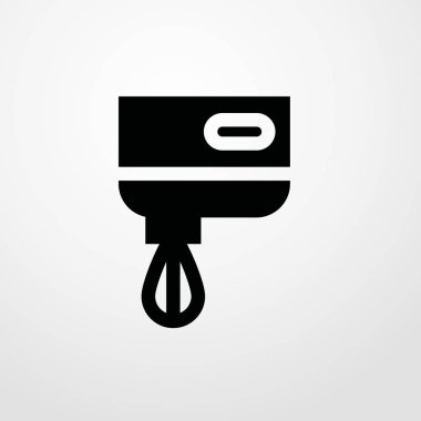 Karıştırıcı simgesini illüstrasyon izole vektör işareti simgesi