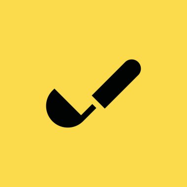 Kepçe simgesi illüstrasyon izole vektör işareti simgesi