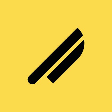 mutfak bıçak simgesi illüstrasyon izole vektör işareti simgesi