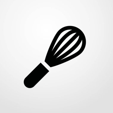 el karıştırıcı simgesini illüstrasyon izole vektör işareti simgesi