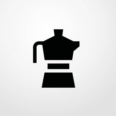 Su ısıtıcı simgesi illüstrasyon izole vektör işareti simgesi