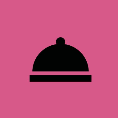 akşam yemeği simgesi illüstrasyon izole vektör işareti simgesi