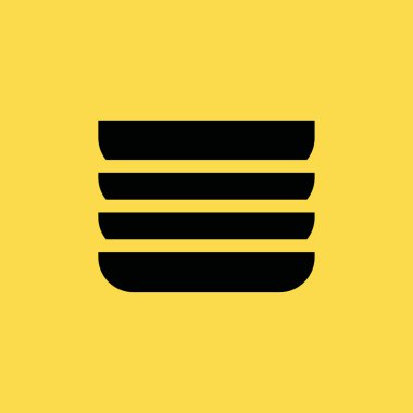 yemekleri simgesi illüstrasyon izole vektör işareti simgesi