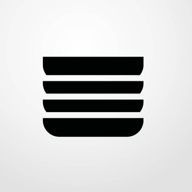 yemekleri simgesi illüstrasyon izole vektör işareti simgesi