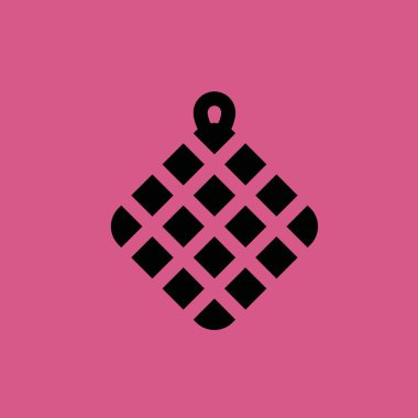 Havlu simgesi illüstrasyon izole vektör işareti simgesi