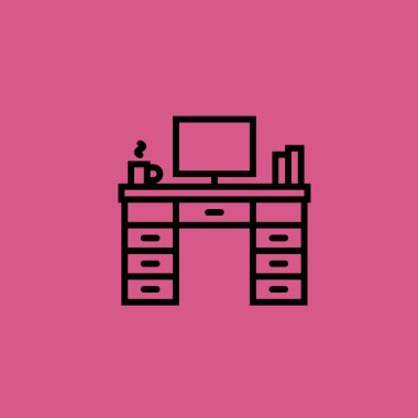 İş Danışma simgesi illüstrasyon izole vektör işareti simgesi