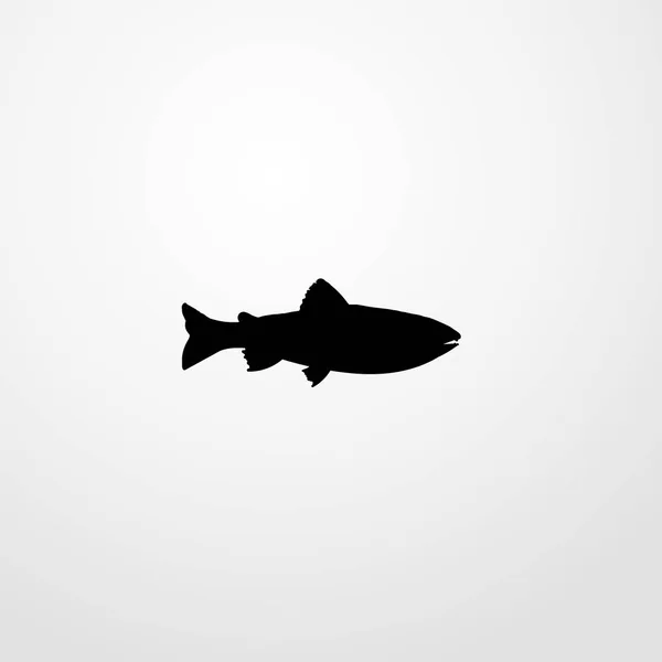 Icono de pez amago ilustración símbolo de signo de vector aislado — Vector de stock