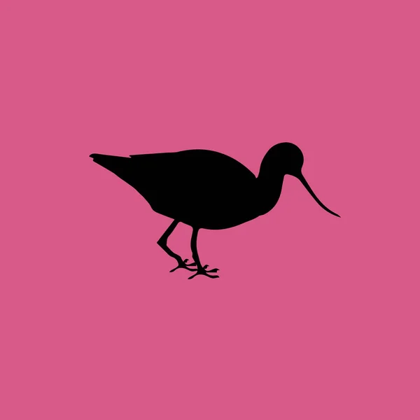 Avocat oiseau icône illustration isolé vecteur signe symbole — Image vectorielle