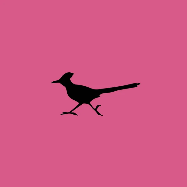 Icono de pájaro ilustración símbolo de signo de vector aislado — Vector de stock