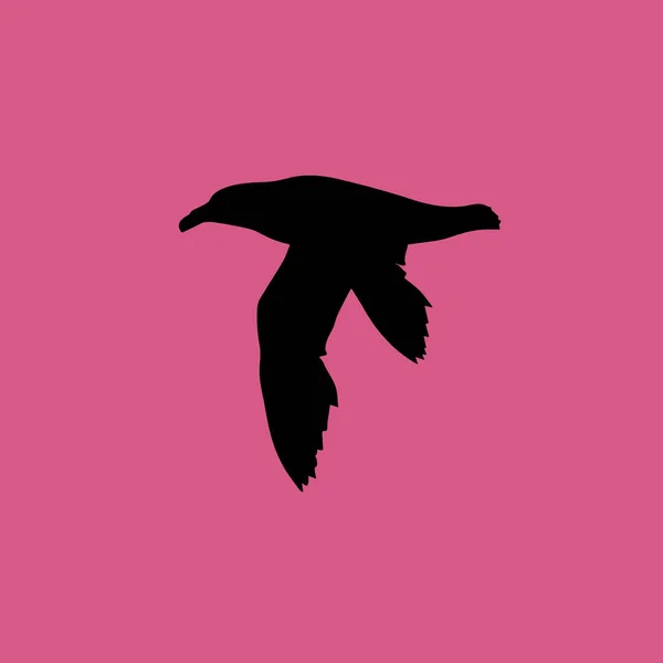 Petrell fågel ikon illustration isolerade vector tecken symbol — Stock vektor