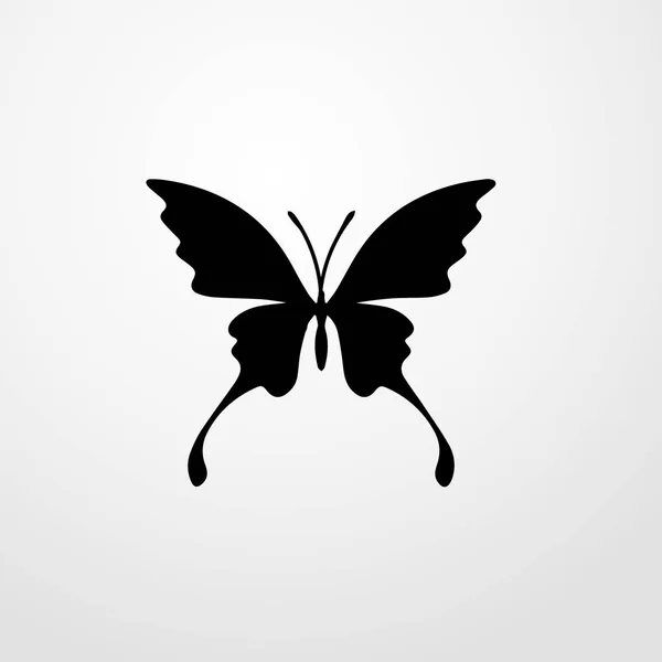 Butterfly ikon illustration isolerade vector tecken symbol — Stock vektor