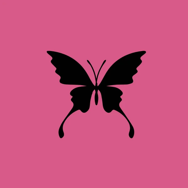 Butterfly ikon illustration isolerade vector tecken symbol — Stock vektor