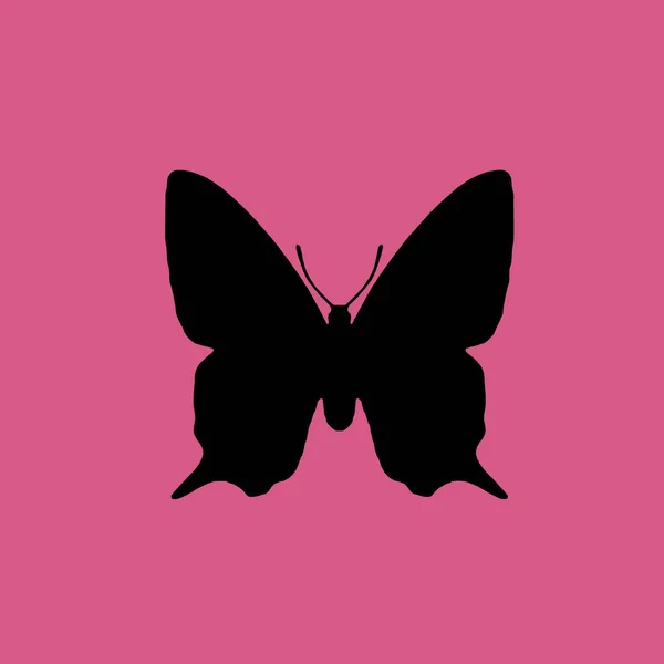 蝶のアイコンのイラスト分離ベクトル記号 — ストックベクタ