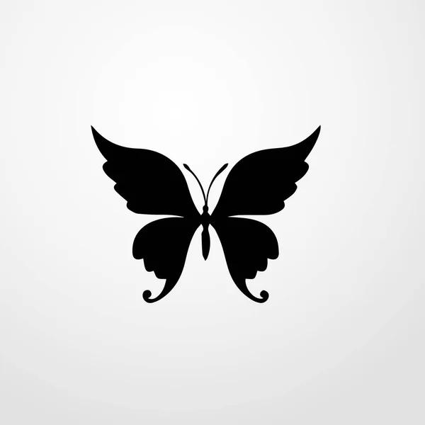 Butterfly ikon illustration isolerade vector tecken symbol — Stock vektor