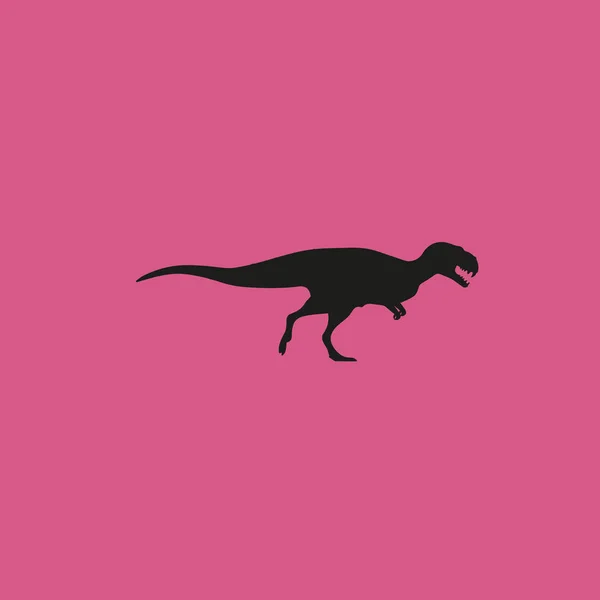 Dinosaurus ikona ilustrace izolované vektor znamení symbol — Stockový vektor