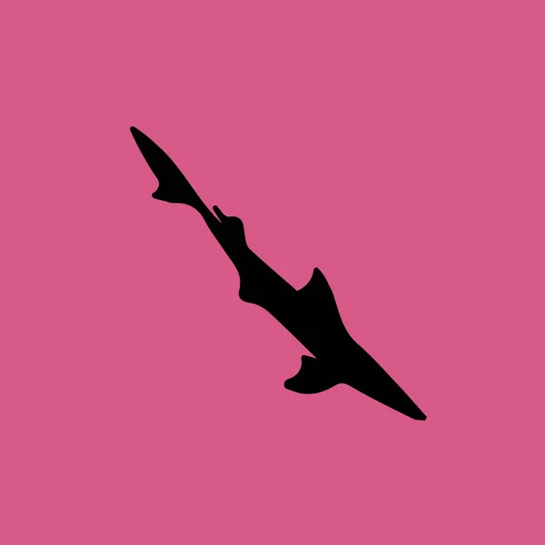 Dogfish Symbol Illustration isoliert Vektor Zeichen Symbol — Stockvektor