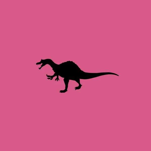 Dinosaurus ikona ilustrace izolované vektor znamení symbol — Stockový vektor