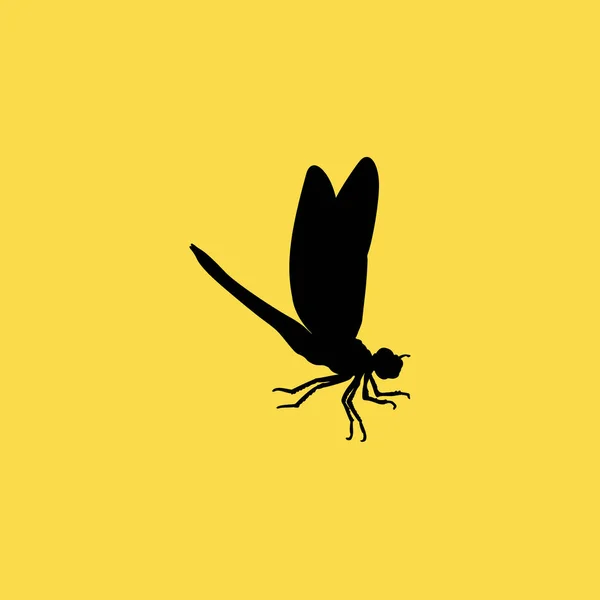 Dragon fly ikona ilustracja na białym tle wektor symbol znak — Wektor stockowy