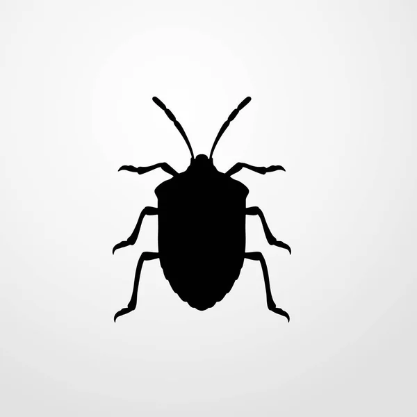 Insecte scarabée icône illustration isolé vecteur signe symbole — Image vectorielle