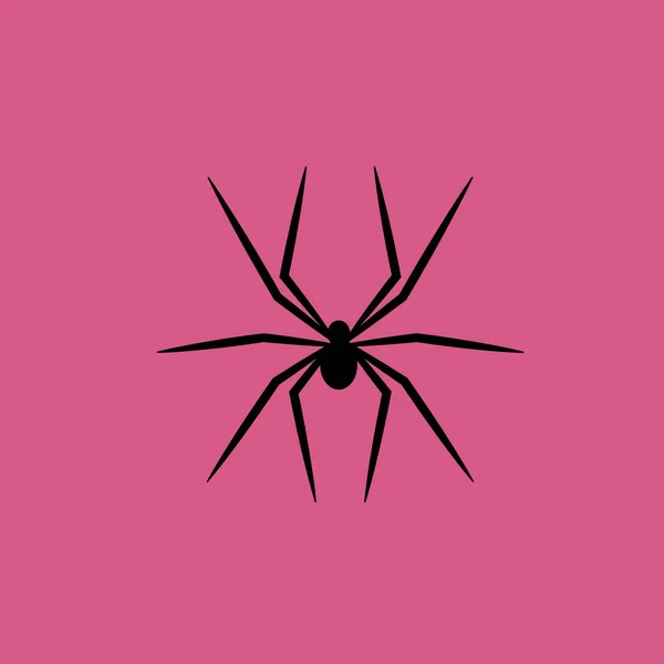 Ícone de aranha ilustração símbolo de sinal de vetor isolado —  Vetores de Stock